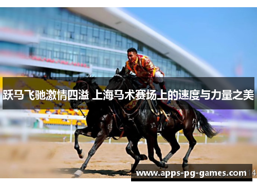 跃马飞驰激情四溢 上海马术赛场上的速度与力量之美